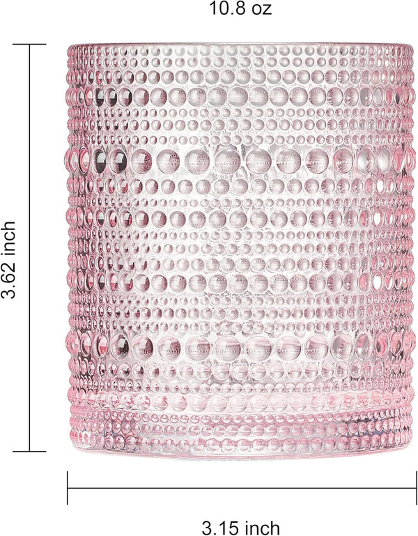Monet Hobnail Lowball Glassware, Set of 6