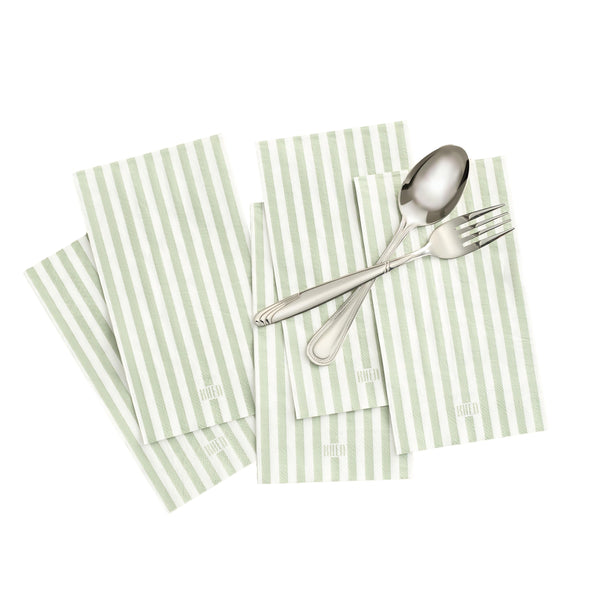 Khen Napkin Placemat Stripe Green Set of 50