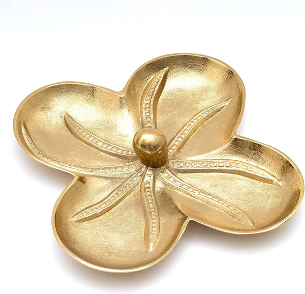 Gold Bronze Octopus Snack Bowl & Serving Tray 13.6