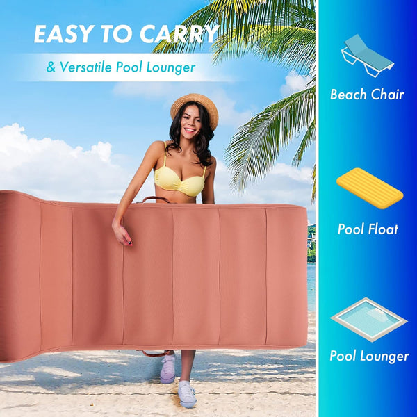 Terracotta Pool Float Lounger Recliner