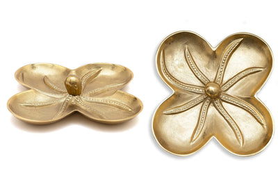 Gold Bronze Octopus Snack Bowl & Serving Tray 13.6