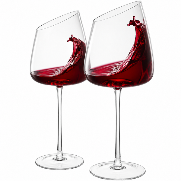 Colosseum Stemmed Wine Glassware, Set of 2