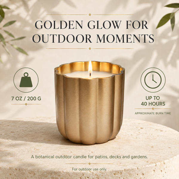 Citronella & Lemongrass Outdoor Patio Candle – 7 oz