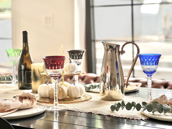 Stainless Steel Silver Water Pitcher Carafe with Leather Handle 10