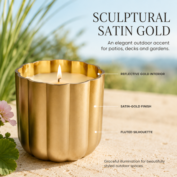 Citronella & Lemongrass Outdoor Patio Candle – 14 oz