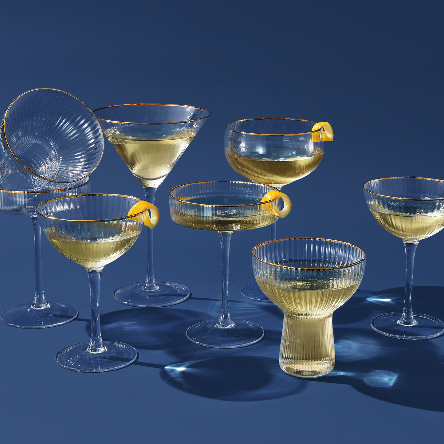 Aurelia Martini Glassware, Set of 4