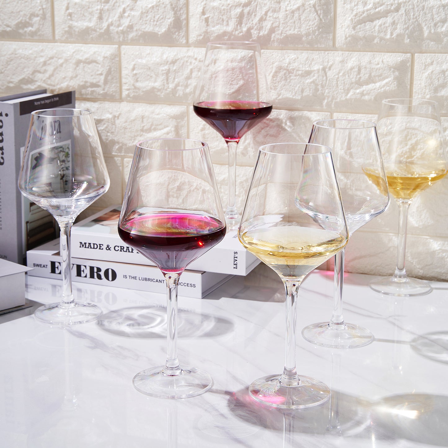 Barcelona Wine Glassware, Set of 6
