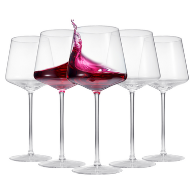 Classica Stemmed Wine Glassware, Set of 6