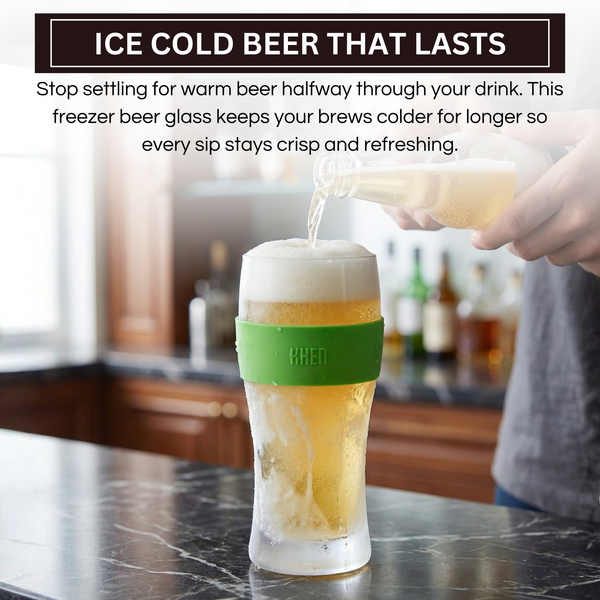 Barcelona Acrylic Insulated Beer Mug, Single