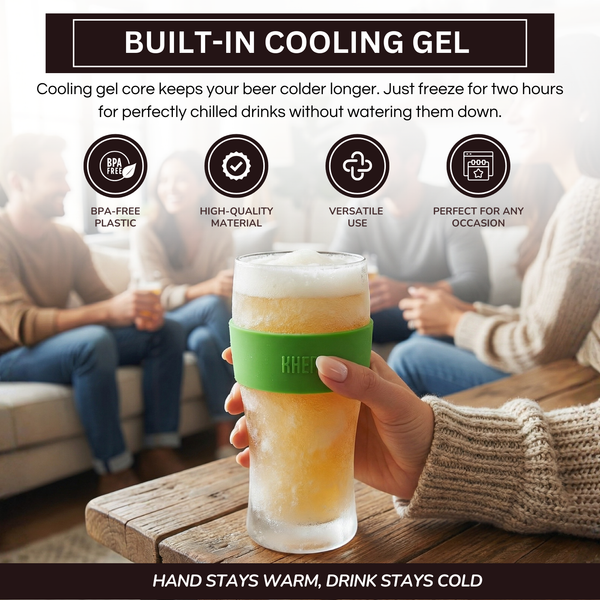 Barcelona Acrylic Insulated Beer Mug, Single