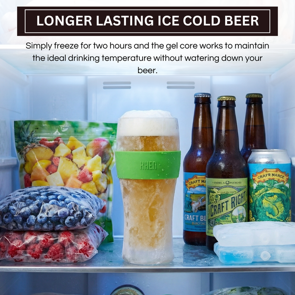 Barcelona Acrylic Insulated Beer Mug, Single