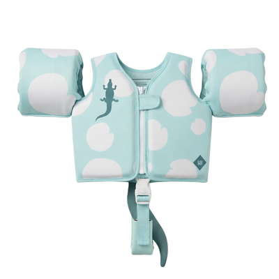 Floating Jackets with Sleeves, Single, Crocodile 1-3 Years