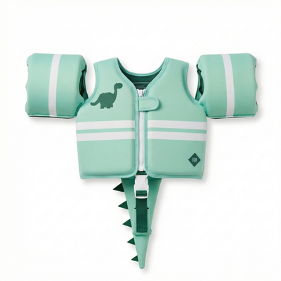 Floating Jackets with Sleeves, Single, Dinosaur 1-3 Years