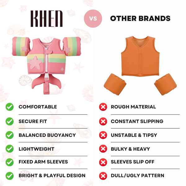 Floating Jackets with Sleeves Ocean Gems, Single, 1-3 Years