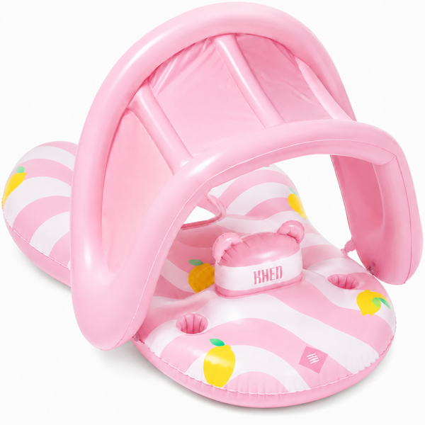 Sunshade Canopy Baby Seat Lounger - Blush Lemonade Pink