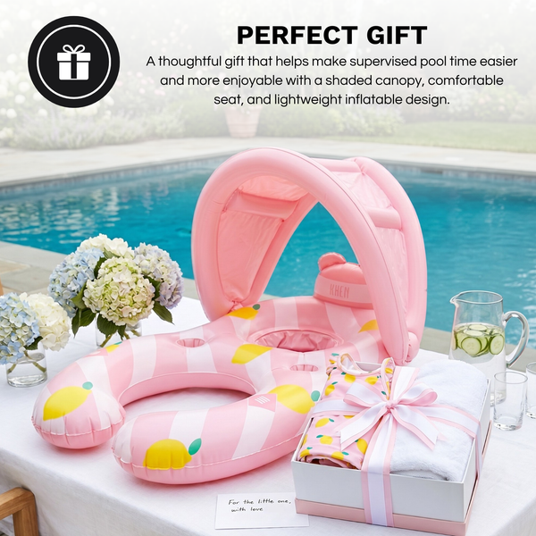 Sunshade Canopy Baby Seat Lounger - Pink