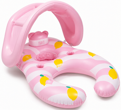 Sunshade Canopy Baby Seat Lounger - Blush Lemonade Pink
