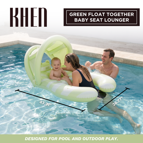 Sunshade Canopy Baby Seat Lounger - Green