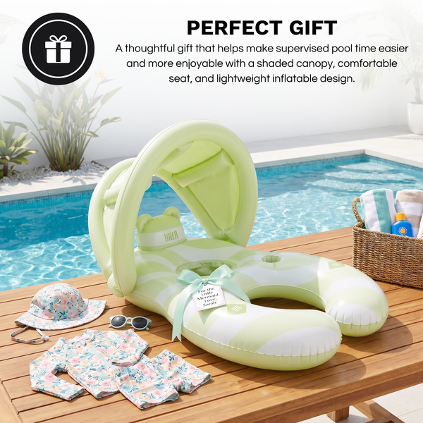 Sunshade Canopy Baby Seat Lounger - Green