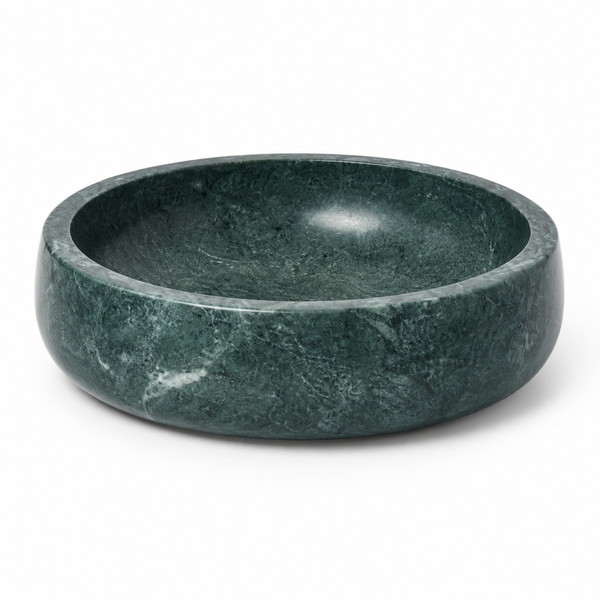 Khen Green Marble Pet Bowl – 9.5