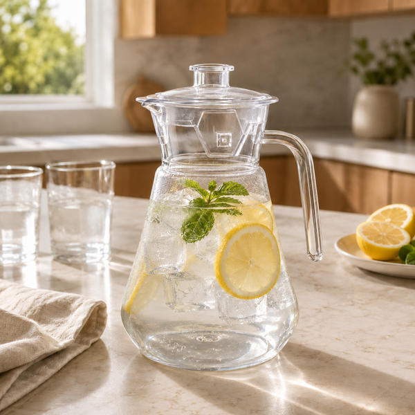 Barcelona Acrylic Pitcher with Lid
