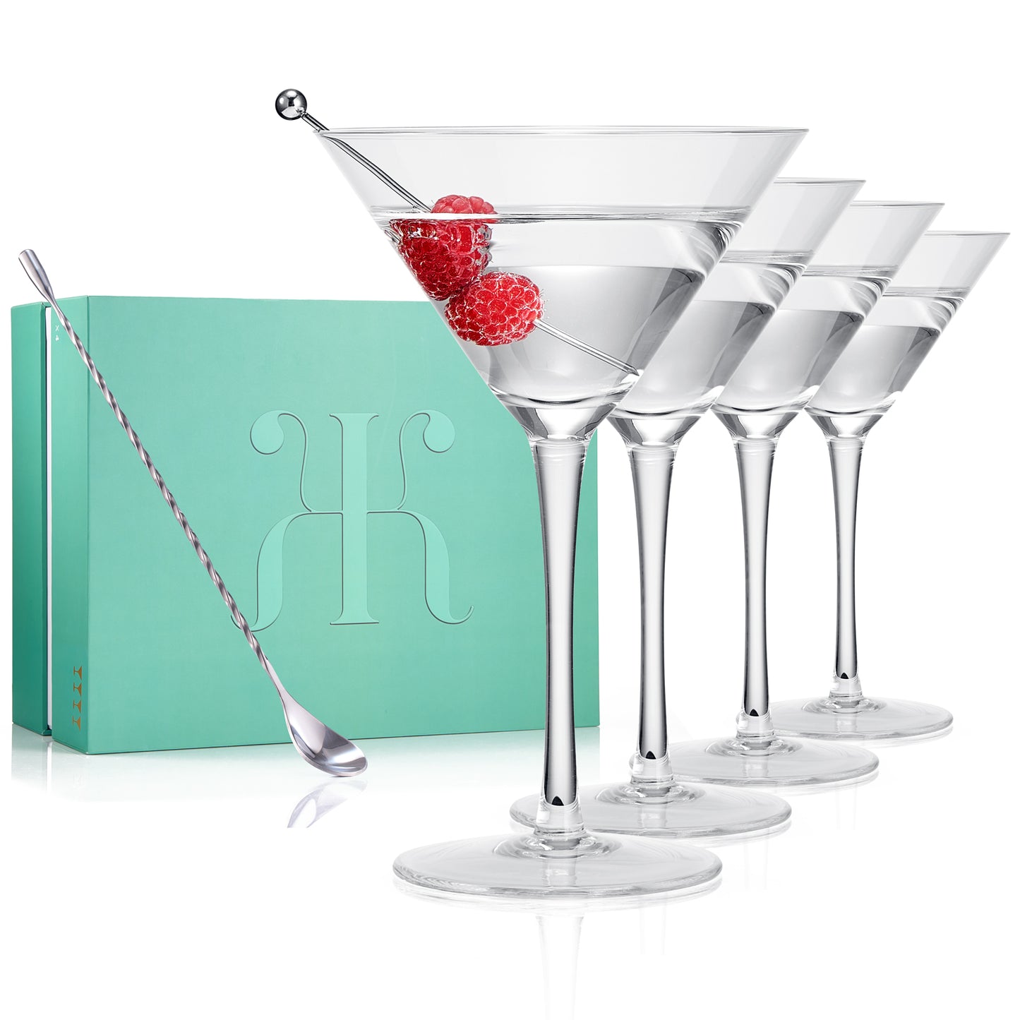 Spritz Martini Glassware, Set of 4