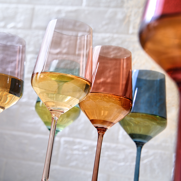 Tonal Stemmed Wine Glassware, Set of 6
