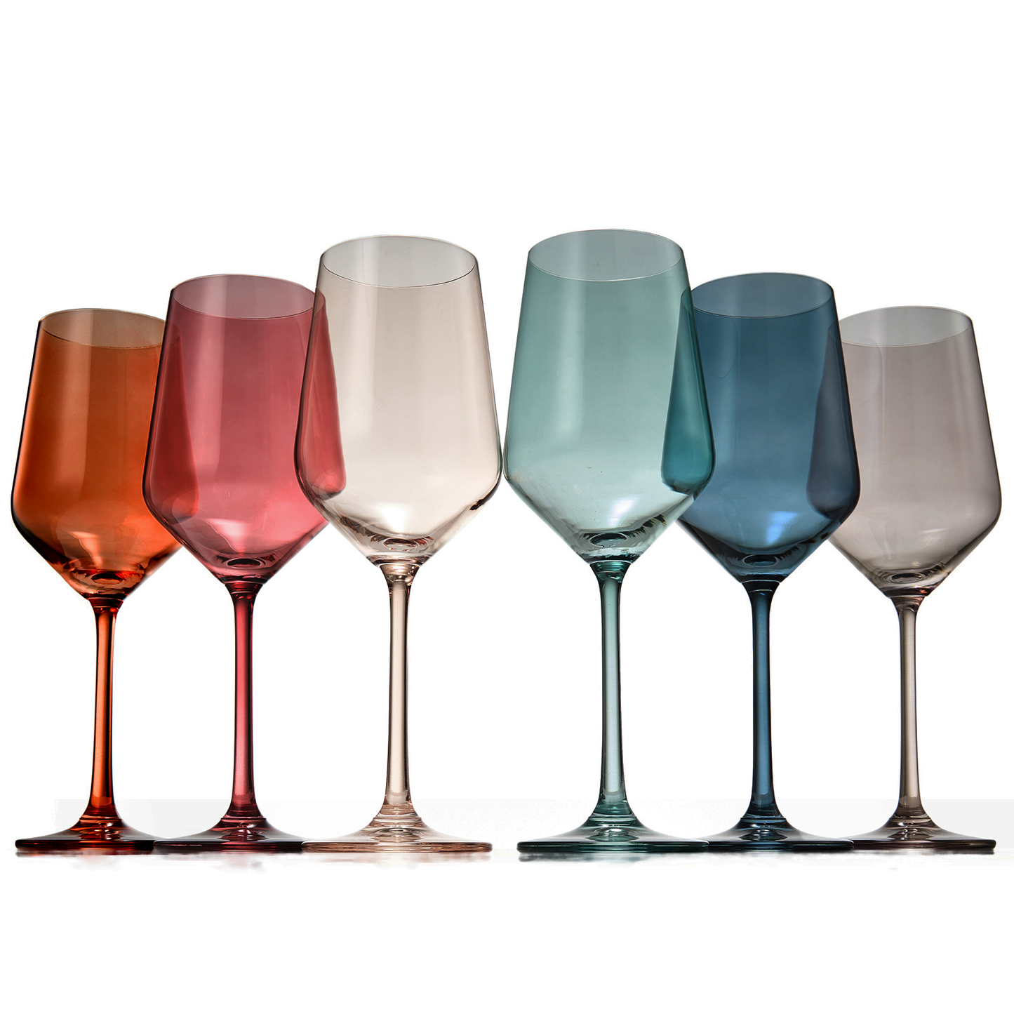 Tonal Wine Glassware, Set of 6