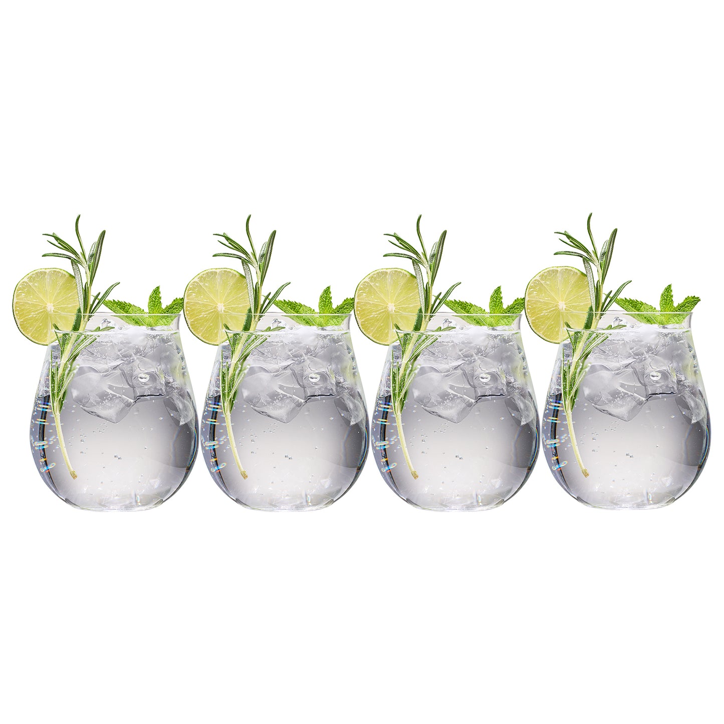 Specialty Gin Glasware, Set of 4