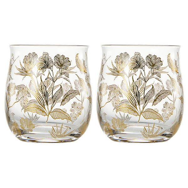 Trevi Stemless Wine Glassware, Set of 2