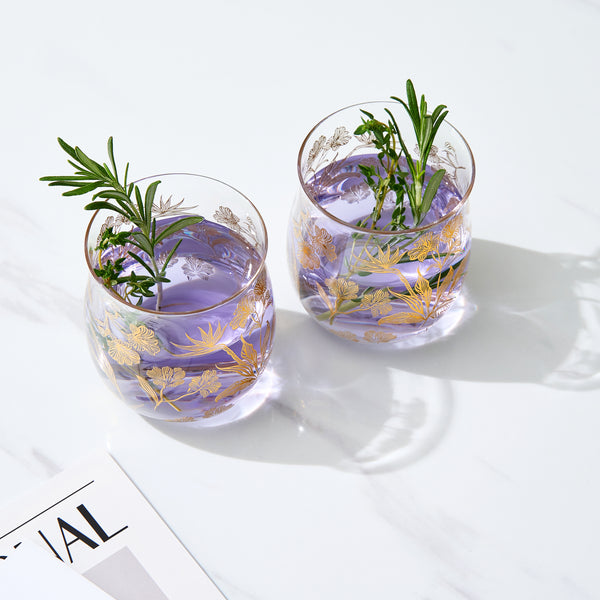 Trevi Stemless Wine Glassware, Set of 2