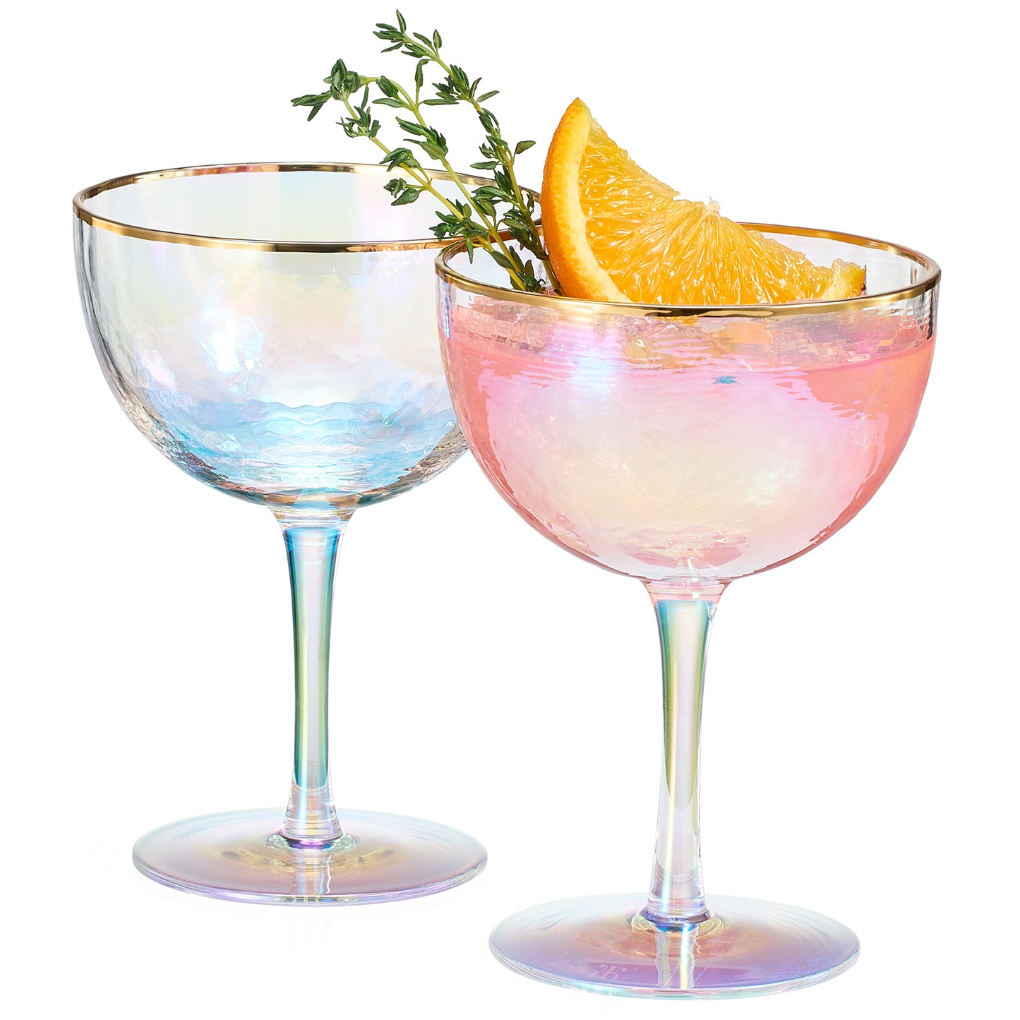 Dulce Coupe Cocktail Glassware, Set of 2
