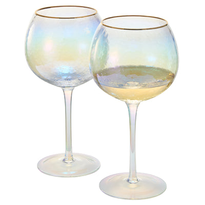 Dulce Stemmed Wine Glassware, Set of 2