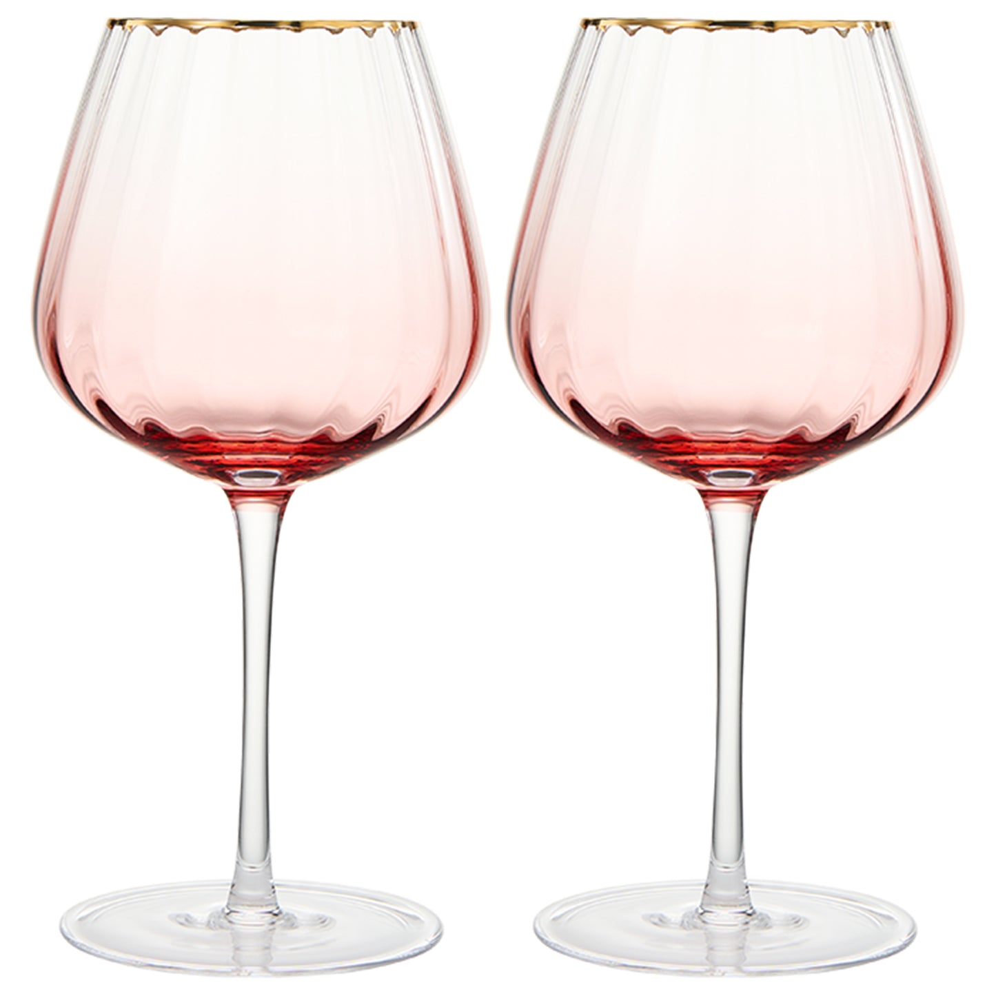 Waterfall Wine Glassware, Set of 2
