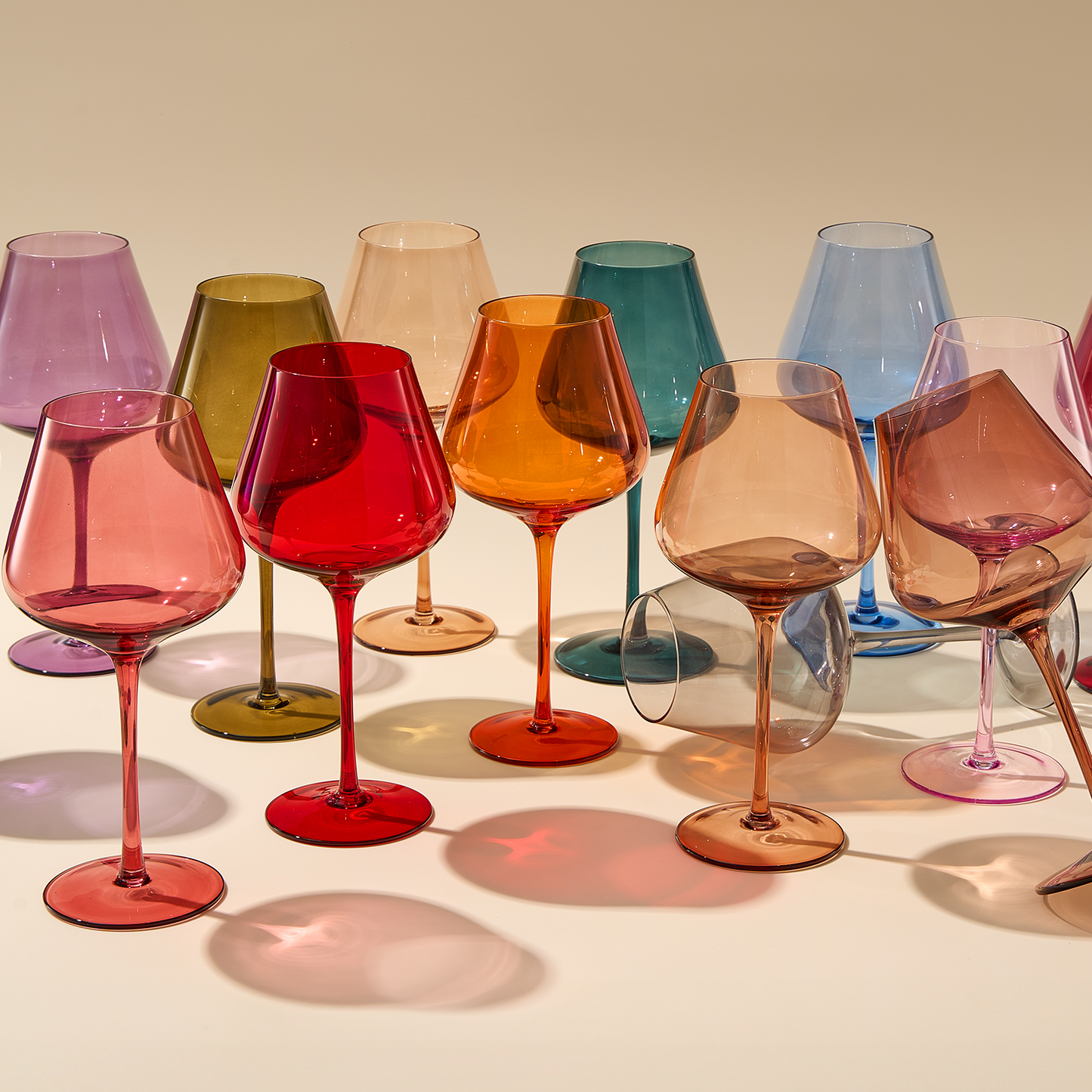 Stagioni Wine Glassware, Set of 6, "Holiday"