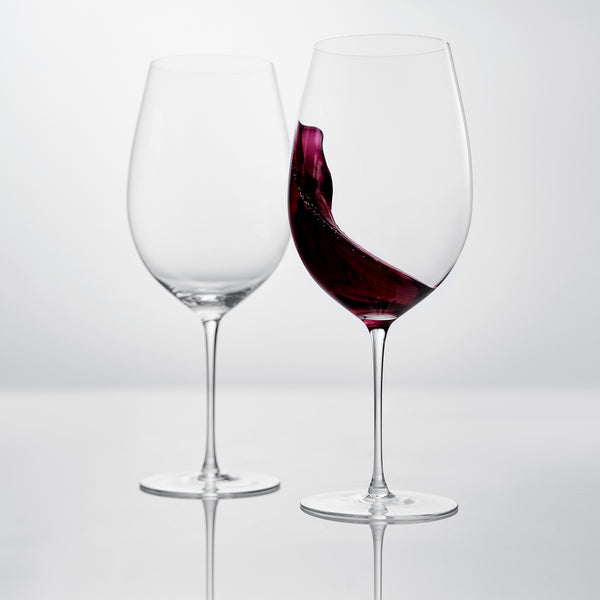 Classica Bordeaux Hand-Blown Stemmed Wine Glassware, Set of 2