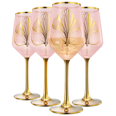 Trevi Stemmed Wine Glassware, Set of 4