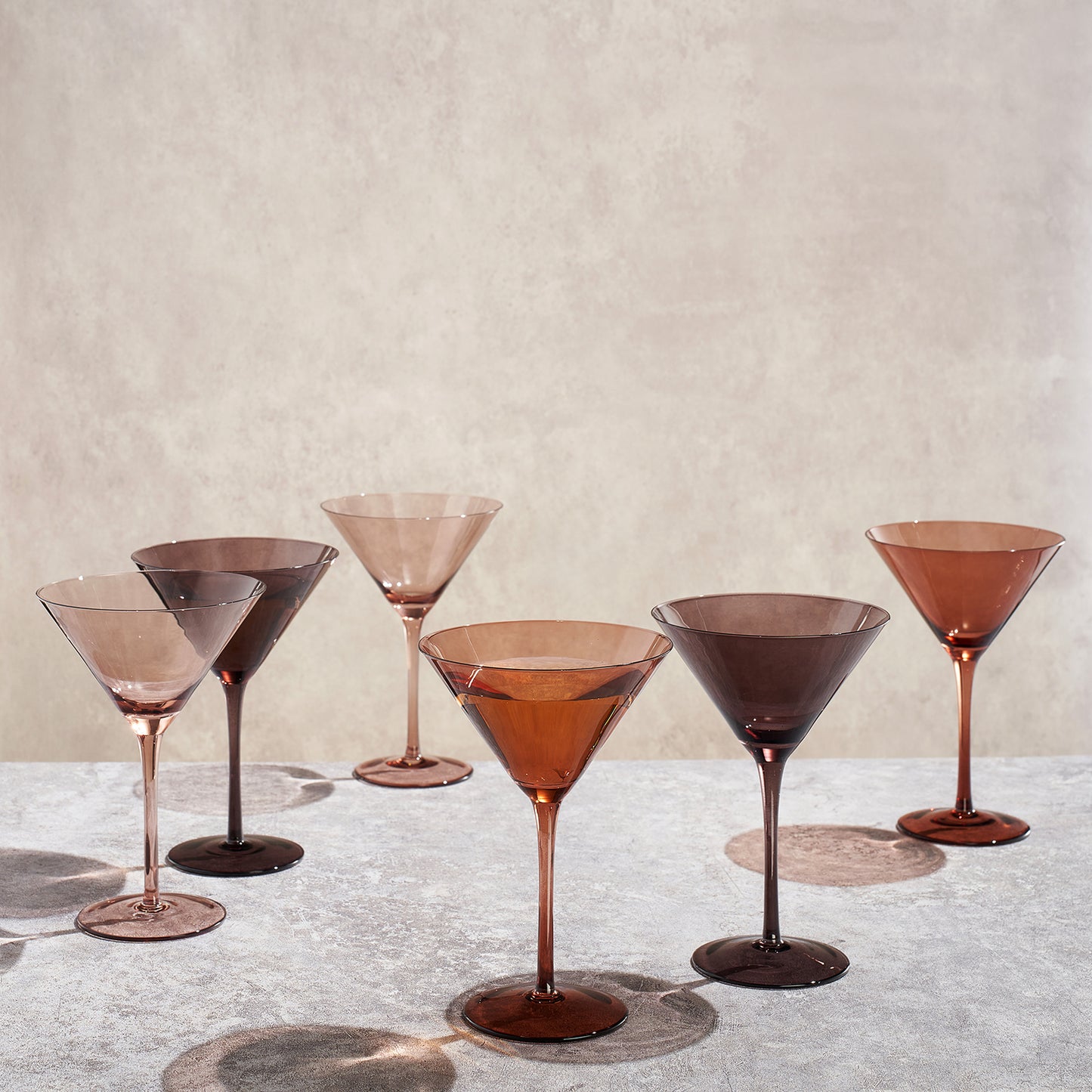 Fortuna Martini Glassware, Venus, Set of 6