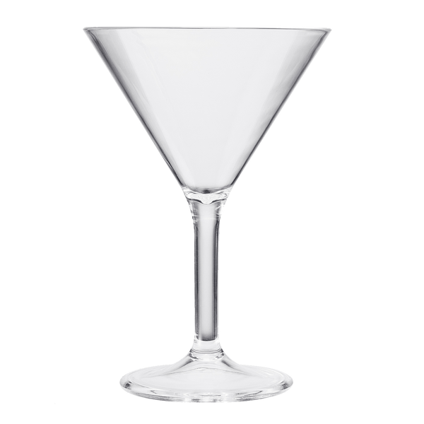 Barcelona Acrylic Martini Cocktail Glassware, Set of 4