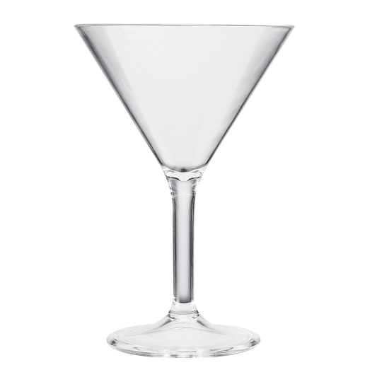 Barcelona Martini Glass, Unbreakable Acrylic, Set of 6