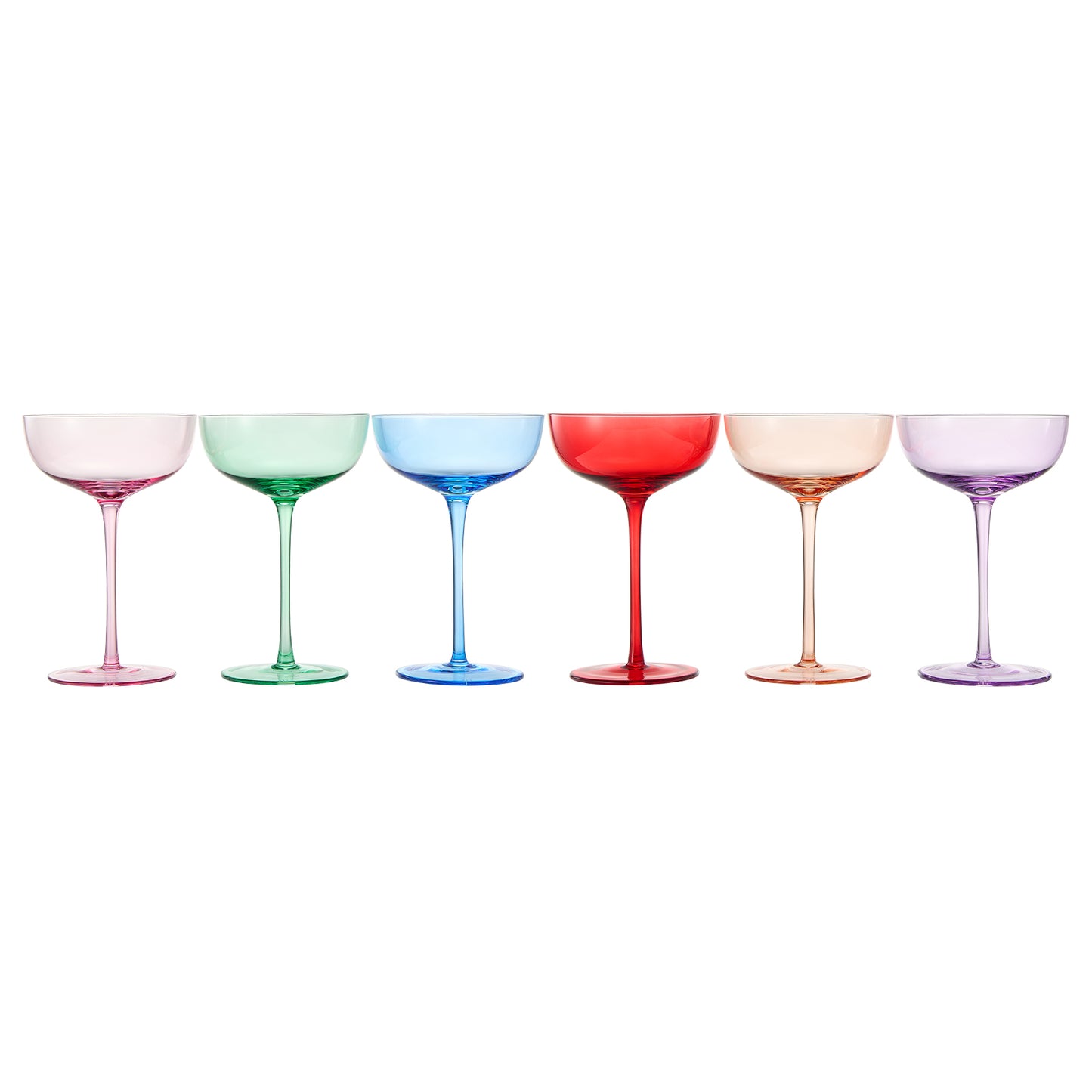 Venus Cocktail Glassware, Set of 6