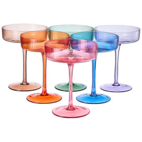 Como Spring Coupe Cocktail Glassware, Set of 6