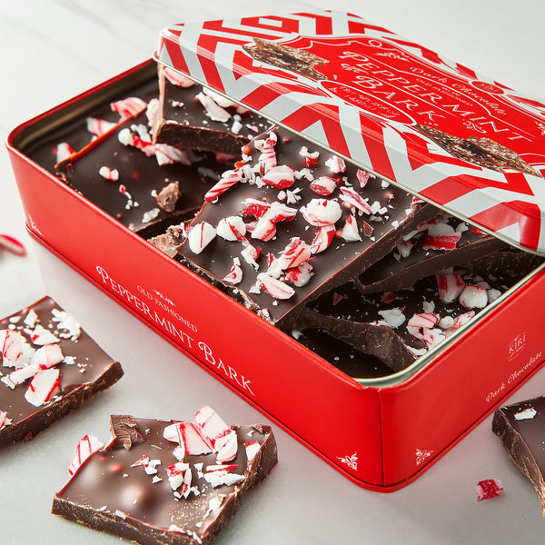 Dark Chocolate Peppermint Bark, Giftable Food Set