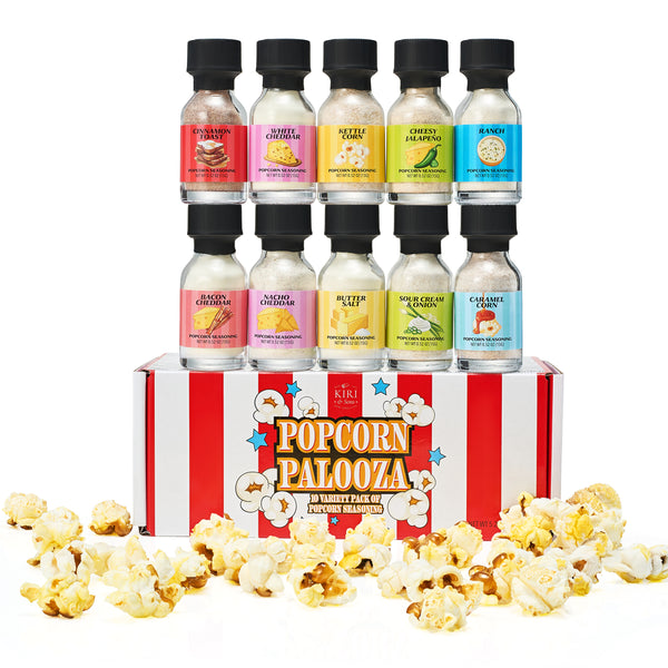 Popcorn Seasoning Sampler Kit, Giftable Food Items