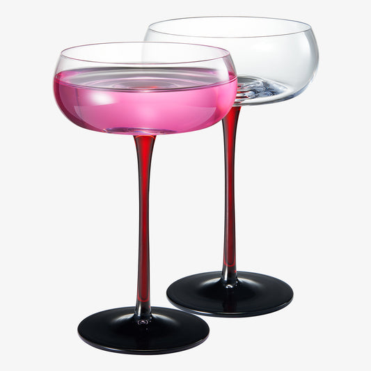 Venice Coupe Cocktail Glassware, Set of 2