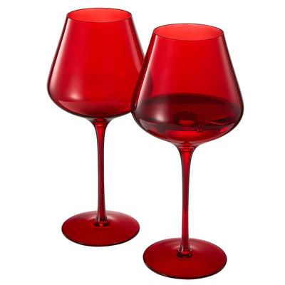 Stagioni Stemmed Wine Glassware, Set of 2, 