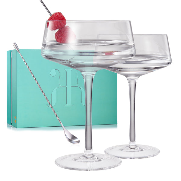 Spritz Martini Cocktail Glassware, Set of 2