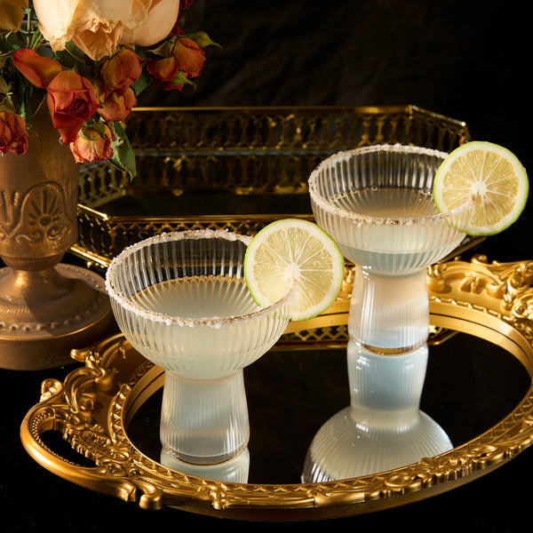 Aurelia Margarita Cocktail Glassware, Set of 2