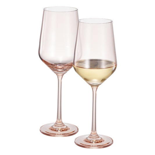Tonal Wine Glassware, Tan, Set of 2