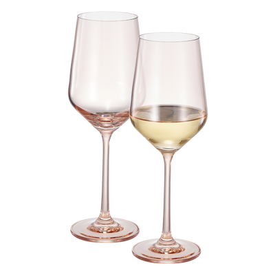 Tonal Stemmed Wine Glassware, Tan, Set of 2